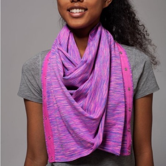 Ivivva Space Dye Pink Purple Infinity Scarf Wrap - Picture 8 of 8